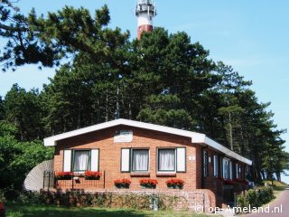 Fuut bij de vuurtoren, Hollum op Ameland